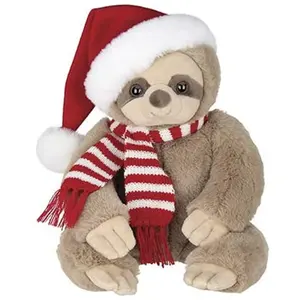 Customized ECO Friendly Plush Sloth Soft Stuffed Sloth Toy Plush Sloth Christmas Stuffed Animal