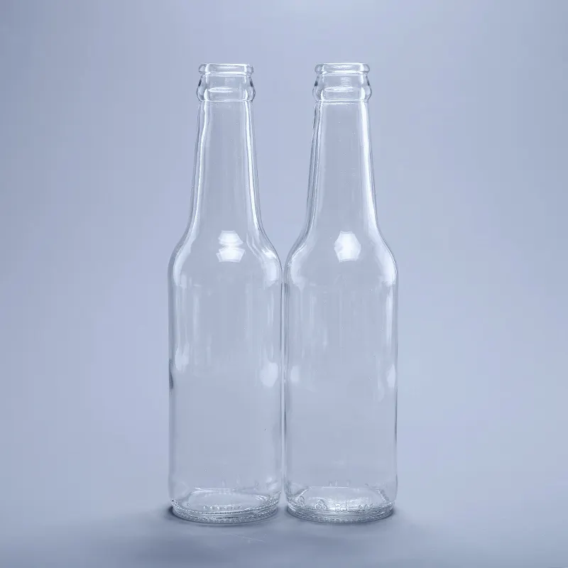 ガラス瓶330mlアルコールジュース飲料用メンタルキャップ付き