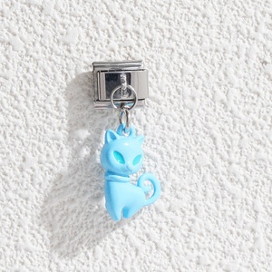 Nuevo Charm de Zorro Adorable, Dijes Italianos para Hacer Pulseras DIY, Pulsera de Dijes Italianos de Acero Inoxidable a la Moda - Product Image 3