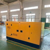 Générateur à gaz super silencieux de 30 kW avec ATS, cabine insonorisée, système de refroidissement par eau triphasé 4 fils, disponible en ligne
