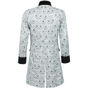 Steampunk Retro Uniform Stand Collar Coat for Men Solid Color Fashion <strong>Victorian</strong> <strong>Gothic</strong> Style <strong>Clothing</strong> - Product Image 4