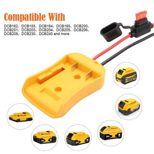 محول عجلات كهربائي لبطارية ديوالت 20 فولت مع تسخير سلكي 12AWG وفتيل 40A متوافق مع سيارات ركوب Peg-Perego - Product Image 5