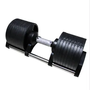 Spor ekipmanları Fitness Dumbell 20kg 30kg 40kg hızlı ayarlanabilir ağırlık dambıl ve halter setleri