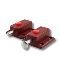 Accessoires de meubles Bouton poussoir pour ouverture automatique Interrupteur en plastique pour porte de placard ou de meuble à ouverture automatique par ressort