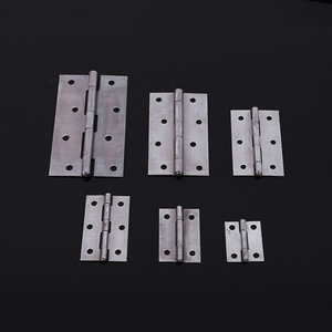 Bisagras para Puertas de Hierro de 2, 3, 4 y 5 Pulgadas, Apertura de 180 Grados, Estilo Industrial, Superficie Pulida, con 4 Orificios para Puertas de Madera - Product Image 1