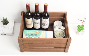 Scatola portaoggetti in legno massello su misura, stile retrò, con intagli, per l'organizzazione domestica e la conservazione degli oggetti. - Product Image 6