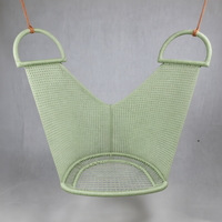 Fauteuil suspendu œuf en corde polyester pour jardin, patio, camping, balcon, maison, mobilier d'extérieur et parc