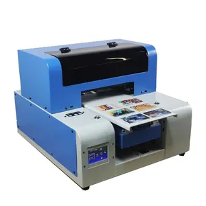풀 컬러 인쇄 기계 UV Led 평판 프린터 A4 UV 플라스틱 카드 프린터