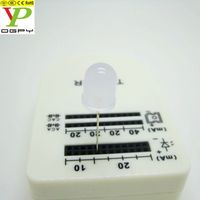 Usine bon prix 8mm rond Led Diodes ampoule rouge vert bleu jaune blanc rose rvb avec lentille claire de l'eau lentille diffuse laiteuse
