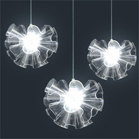 LT230271 Mini Décoration Maison Mariage Salle à manger 3 Têtes Led Plafond Pendentif Salon Lumière Hortensia Lustre en forme de fleur