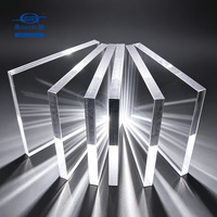 Placa de Acrílico Transparente Cortada a Medida, Lámina de Plástico Transparente Fundida con Precisión para Letreros Luminosos LED
