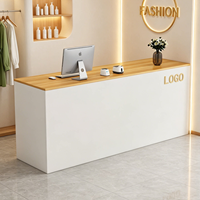 Magnifique comptoir de réception pour hôtel ou bureau, mobilier de réception moderne pour bureau