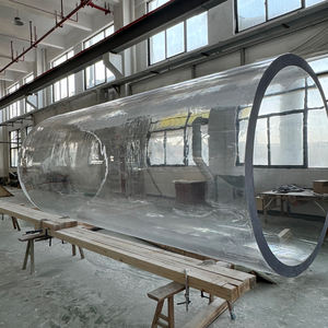 ホットセール 円筒形 工業用 丸型水槽 エレガントなアクリル製円柱水槽 - Product Image 3