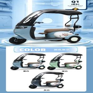 New Style 60V 3-Passenger <b>Open</b>-Body Tricycle for Adults E-Bike Motorcycle EEC Certified <b>up</b> to 30km/h From China - Product Image 5