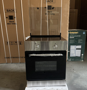 Cuisinière électrique autonome de 60 cm avec plaque vitrocéramique 4 zones et grand four de 80 L, corps entièrement en acier inoxydable - Product Image 6