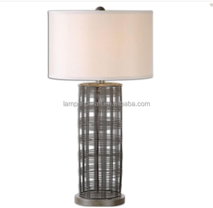 Lampes de table à double interrupteur à chaîne avec ports USB et prise de courant, abat-jour en lin et base noire pour chambre d'hôtes, chambre à coucher, salon - Product Image 6
