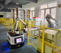 Robot mobile autonome AUBO AMR300 AUBO-i16 Atelier de production Patrouille Inspection Navigation laser Équipé de vision 3D
