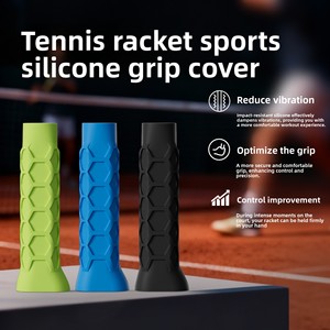 Overgrip de silicona de alta elasticidad para palas de pickleball y tenis, protector de mango hexagonal tipo panal, universal, fabricado en China - Product Image 2