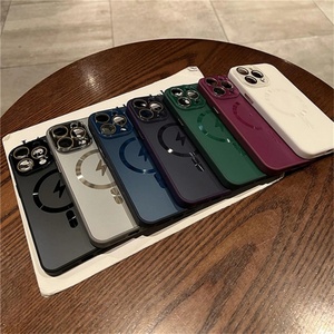 Carcasa de Alta Gama para Teléfono Móvil Apple 13, Compatible con iPhone 15 Pro Max, Nueva 12 con Película Protectora de Lente, Magnética Esmerilada con Recubrimiento AG, 14 - Product Image 2