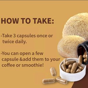 GanoHerb Reishi fungo integratore Real funghi Reishi e leoni estratto di criniera per l'inclusione in scenari di studio o di lavoro - Product Image 3