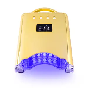 New 78W Rechargeable Battery LED UV Lamp Wireless Manicure Pedicure Powerful Curing Light Cordless Nail Dryer Fast Drying Nails