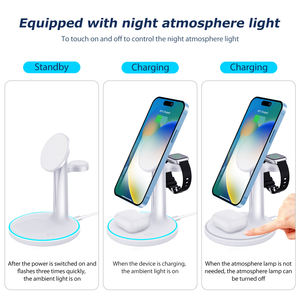 Le produit le plus vendu, chargeur multifonction <span class=keywords><strong>3</strong></span> en 1 magnétique <span class=keywords><strong>3</strong></span> en 1 chargeur sans fil pour Samsung iphone et <span class=keywords><strong>Android</strong></span> - Product Image 4