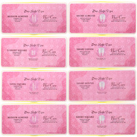 Ongles artificiels transparents ronds courts en PMMA à presser pour le nail art - Haute qualité - Prix usine
