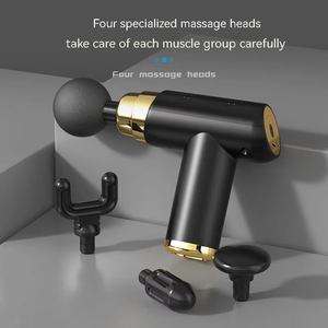 ปืนนวดกล้ามเนื้อไร้สายแบบสัมผัสหน้าจอ พร้อมหัวนวดหลายแบบ สำหรับนวดเนื้อเยื่อลึกด้วยการสั่นสะเทือน - Product Image 3