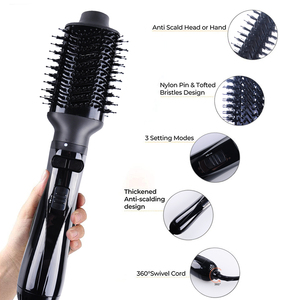 Lidow 6 Trong <span class=keywords><strong>1</strong></span> Salon Máy Sấy Tóc Kit 1200W Tiêu Cực Ion Hot Bàn Chải Không Khí 4 Có Thể Tháo Rời Bàn Chải Cho Khách Sạn - Product Image 3