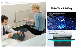 Trường hợp bàn phím cho ipad nhà sản xuất bán buôn đáng chú ý lớn Touchpad Bàn phím bìa cho ipad không khí cho iPad Pro 10.9inch 11inch - Product Image 3