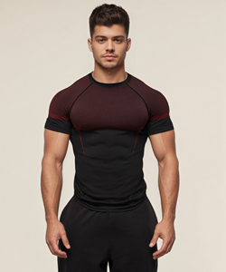 Camiseta Deportiva <span class=keywords><strong>de</strong></span> Lujo <span class=keywords><strong>para</strong></span> <span class=keywords><strong>Hombre</strong></span> con Logotipo Personalizado <span class=keywords><strong>de</strong></span> Diseñador |   Camiseta Deportiva Elástica y Elegante <span class=keywords><strong>para</strong></span> <span class=keywords><strong>Gimnasio</strong></span> |   Camiseta Deportiva Estampada <span class=keywords><strong>para</strong></span> Entrenamiento - Product Image 2