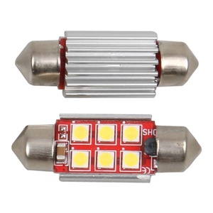 CANBUS 12V 5W Auto LED Ampoule Nouvelle Lampe de Lecture Intérieure Festoon 6SMD 3030 31mm 36mm 39mm 41mm Voiture Toit Dôme Lumières C5W <span class=keywords><strong>C10W</strong></span> - Product Image 1