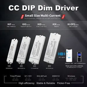 Fuente de alimentación UL Listedled de 250mA, 350mA, 500mA, 600Ma, 700mA, triac, 010v, controlador led regulable de corriente constante