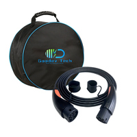 Câble de station de recharge portable pour véhicules électriques IEC 62196-2 Type 2 vers Type 2 380 VAC 430 VAC 16A 32A 11KW 22KW