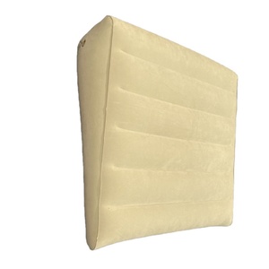 Colchón de Aire Plegable de PVC con Flocado y Almohada para Uso Hospitalario y Hotelero, Respaldo Inflable Portátil, Muebles para el Hogar - Product Image 1