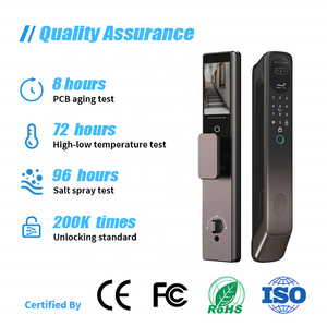 Serratura Elettronica Vertexis di Alta Qualità in Lega di Alluminio, Modello H7 con Riconoscimento Facciale 3D HD e <span class=keywords><strong>Campanello</strong></span> Integrato Automatico - Product Image 6
