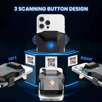 Lecteur de codes-barres Eyoyo EY-032P COMS Image Sensor 1D 2D QR filaire et sans fil Bluetooth pour code PDF417, code 128, code 39