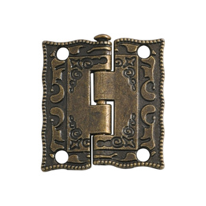New Chinese-<b>style</b> Home Decoration Antique Pattern Hinge Wooden Box Gift Packaging Iron Soft Closing Hinge Accessories - Product Image 1