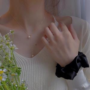 Stylish & Versatile New Natural Pearl Necklace for Women <b>Summer</b> Collarbone Chain with Niche Design - Product Image 3