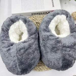 Femme Femme Femme Hiver Fourrure Peluche Chaude Doublure Sherpa Epaisse Peluche Antidérapante Intérieur Maison Fat Slipper Boots - Product Image 5