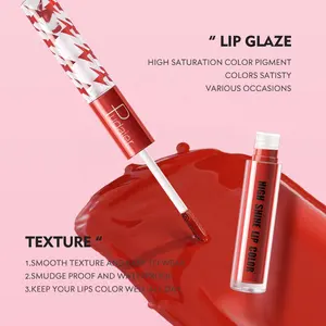 Pudaier Lip Makeup High Quality Double Ended Lip Gloss And Lip Oil Waterproof Long Wear Moisturizing Liquid Lipstick OEM Makeup