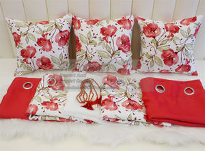 अमेरिकी हॉट सेलिंग विंडो सजावट पर्दे ड्रेप्स पॉलिएस्टर कपास के लिए मुद्रित पर्दे अंधा - Product Image 4