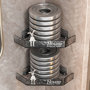 Estante de Esquina para Baño, Triangular, de 8-11.9 Pulgadas de Profundidad, Duradero, para Montar en la Pared, Organizador de Ducha - Product Image 1