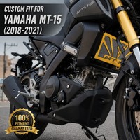 Protector de Radiador para Yamaha MT-15 MT15 2018-2021, Rejilla Protectora de Acero Inoxidable, Sin Perforación, Modificación, Venta al por Mayor