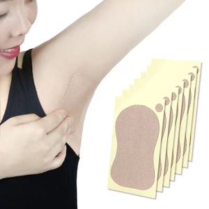Cómodos almohadillas desechables antitranspirantes para axilas, almohadillas adhesivas para el sudor de las axilas para mujeres y hombres, protectores de ropa. - Product Image 1