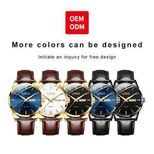 นาฬิกาข้อมือแบรนด์หรู OEM ODM สำหรับผู้ชาย นาฬิกาแบรนด์พร้อมโลโก้สั่งทำ นาฬิกาผู้ชายกันน้ำ นาฬิกาควอตซ์คลาสสิกสำหรับนัก<span class=keywords><strong>ธ</strong></span>ุรกิจพร้อมสาย<span class=keywords><strong>หนัง</strong></span> - Product Image 6