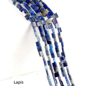 5*5mm Dubbelgeboorde Steentjes Tila Kralen Healing Crystal Losse Edelsteen Steentjes Tegelkralen voor het Maken van Sieraden - Product Image 3