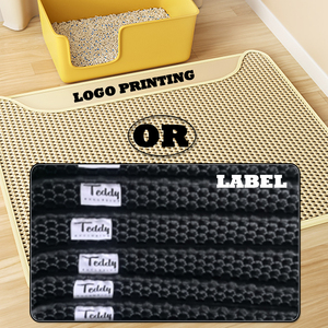 Große doppels chichtige Katzen toilette Matte Wasserdichte EVA Haustier reinigungs mittel Wasch bare rutsch feste Katzenstreu matte - Product Image 6