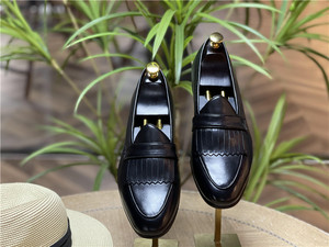 <span class=keywords><strong>Mocasines</strong></span> ingleses <span class=keywords><strong>de</strong></span> verano para hombre, nuevos estilos, <span class=keywords><strong>zapatos</strong></span> <span class=keywords><strong>de</strong></span> <span class=keywords><strong>vestir</strong></span> informales con cierre sin cordones, diseño <span class=keywords><strong>de</strong></span> punta estrecha <span class=keywords><strong>de</strong></span> hoja perenne para caminar - Product Image 5
