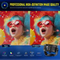 Proyector Compacto HY300MAX 189*163*125mm, 1GB+8GB, Puerto USB/HDMI, Altavoz de 3W, Compatible con Decodificación de Video 8K